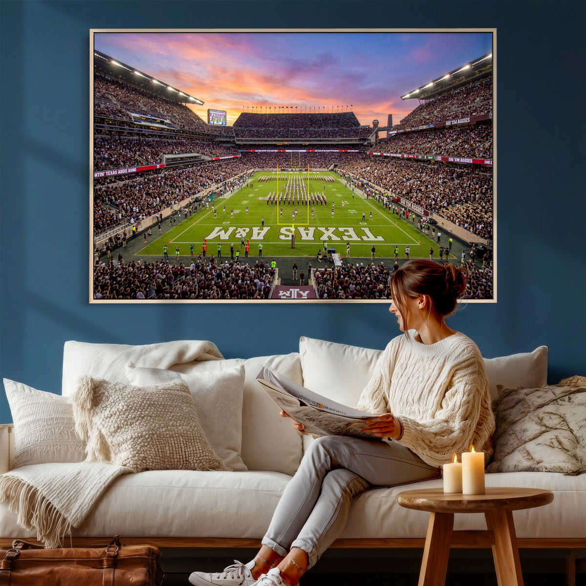 65952219-MGV-CV-36X24 - Stadium Wall Art Canvas Print