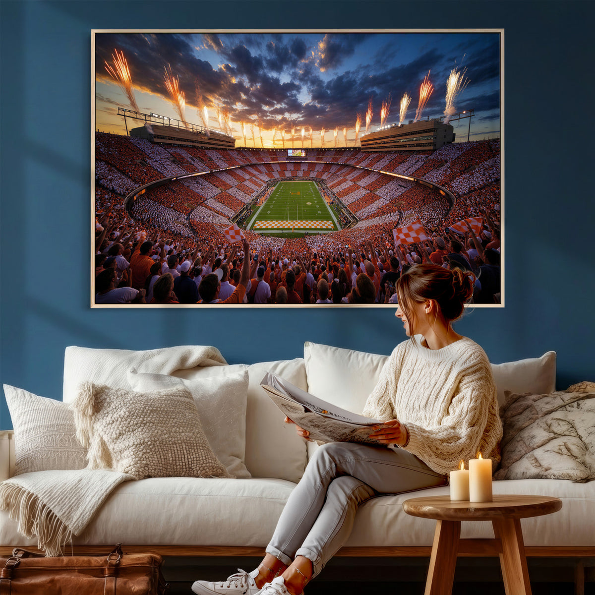29672818-MGV-CV-36X24 - Stadium Wall Art Canvas Print