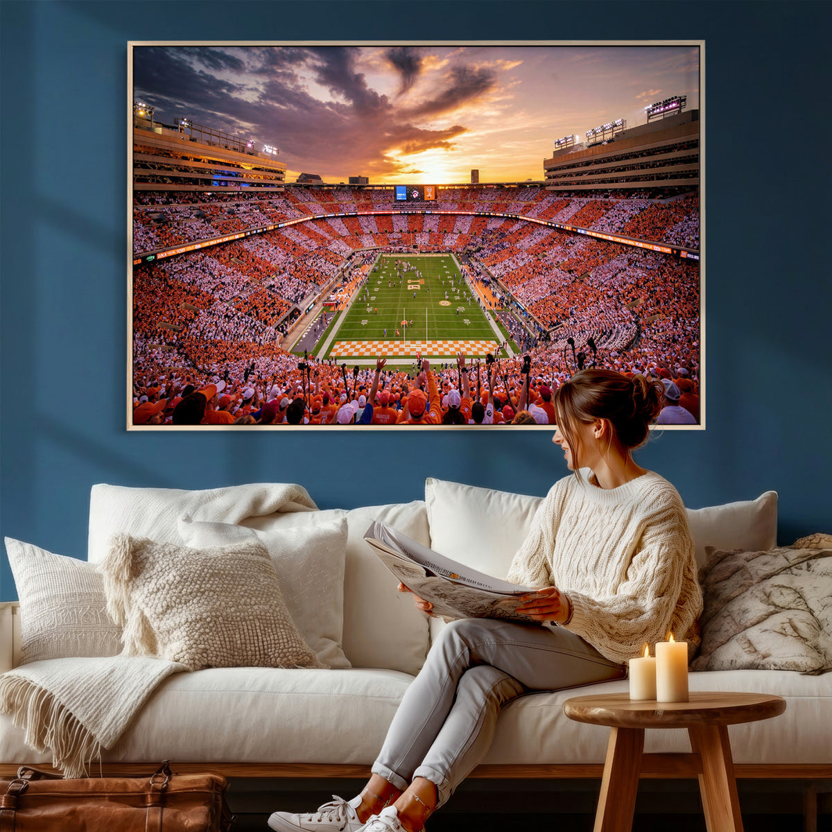 68184875-MGV-CV-36X24 - Stadium Wall Art Canvas Print