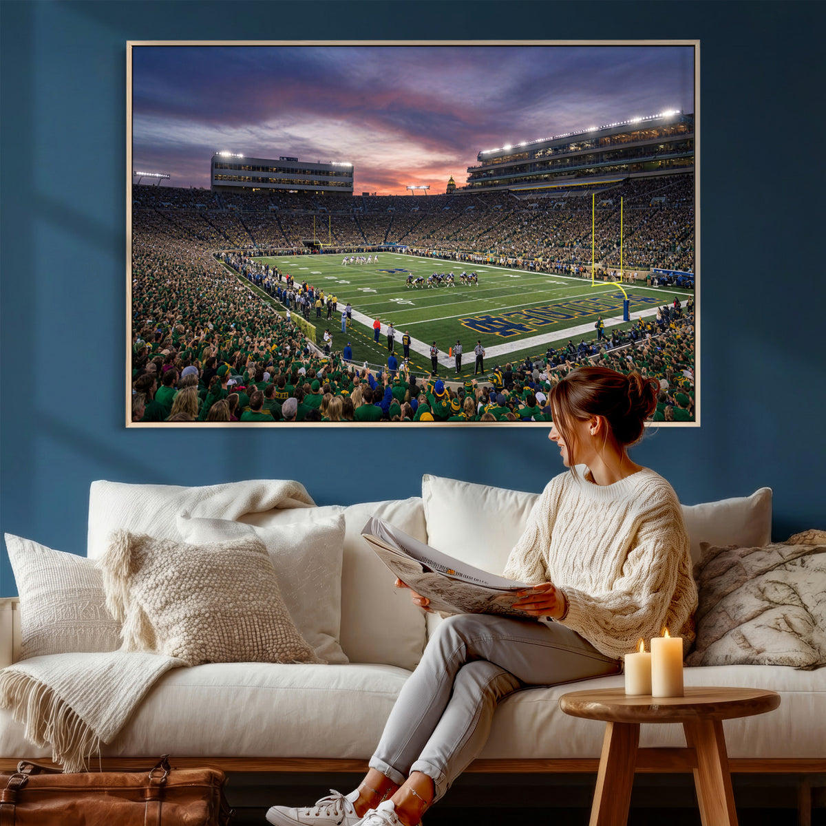 34836892-MGV-CV-36X24 - Stadium Wall Art Canvas Print