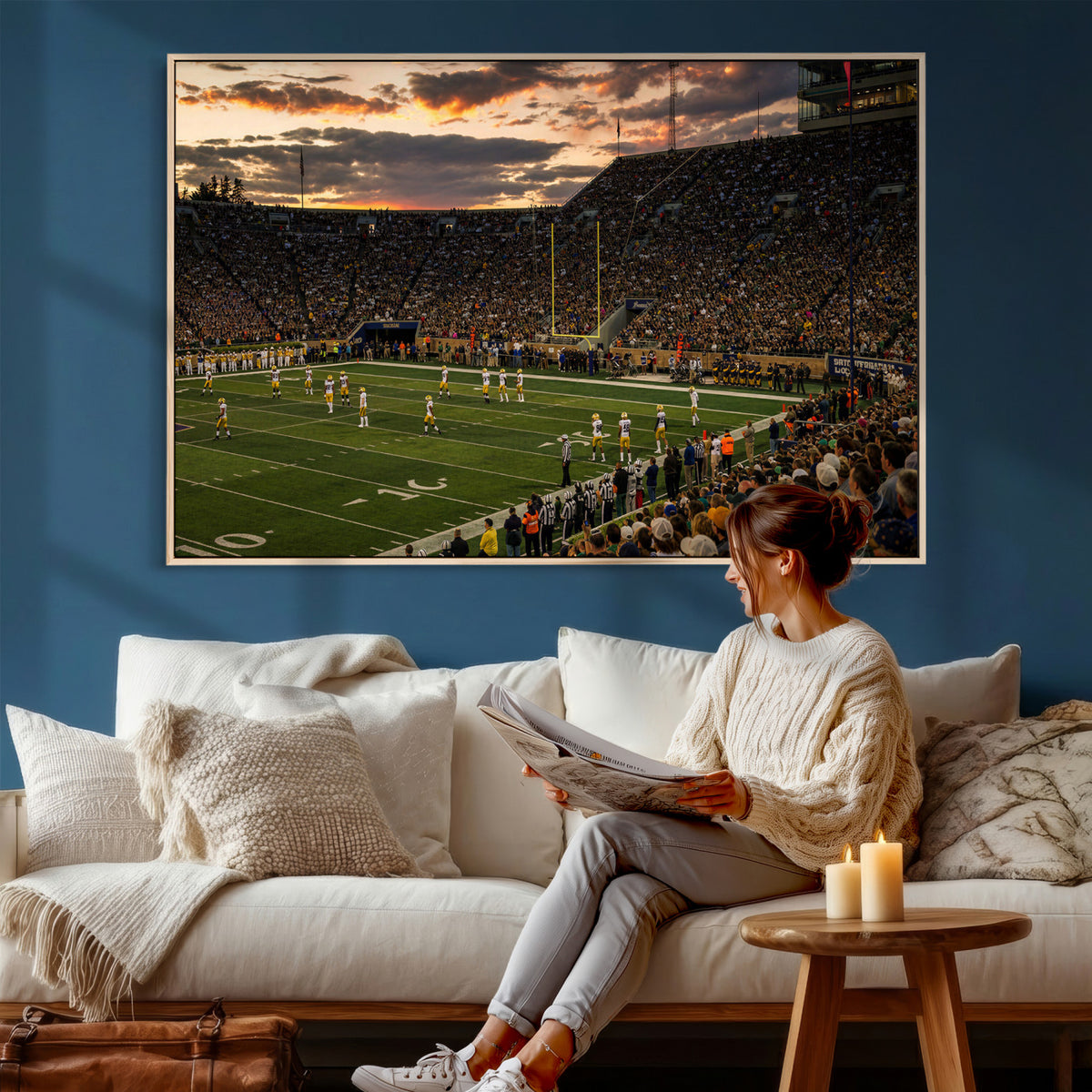 17703678-MGV-CV-36X24 - Stadium Wall Art Canvas Print
