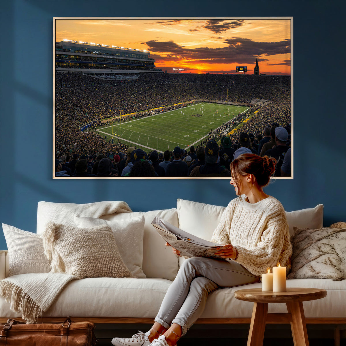 73585402-MGV-CV-36X24 - Stadium Wall Art Canvas Print