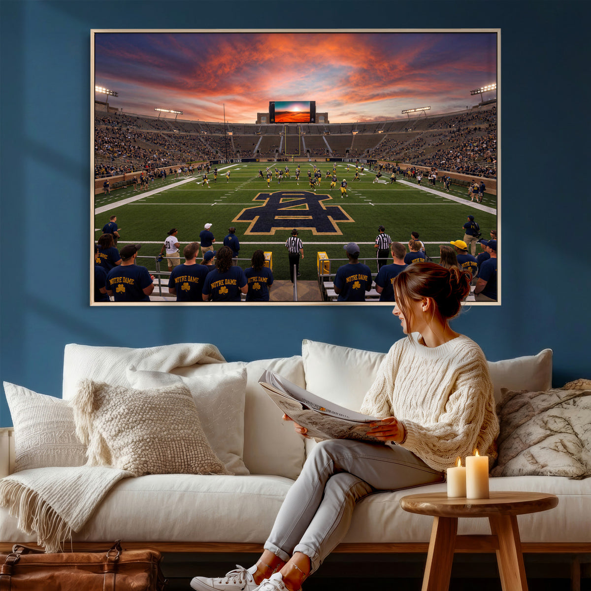 75411323-MGV-CV-36X24 - Stadium Wall Art Canvas Print