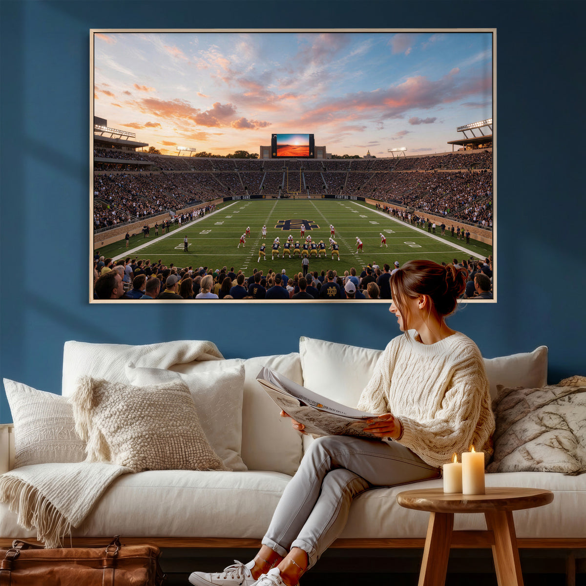 54464530-MGV-CV-36X24 - Stadium Wall Art Canvas Print