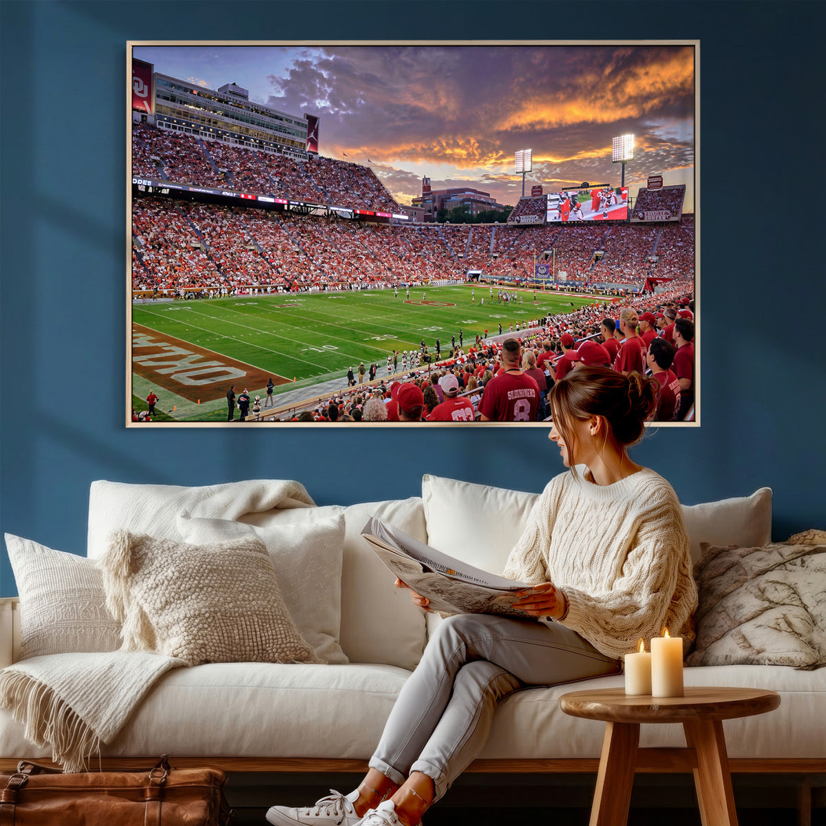 47794729-MGV-CV-36X24 - Stadium Wall Art Canvas Print