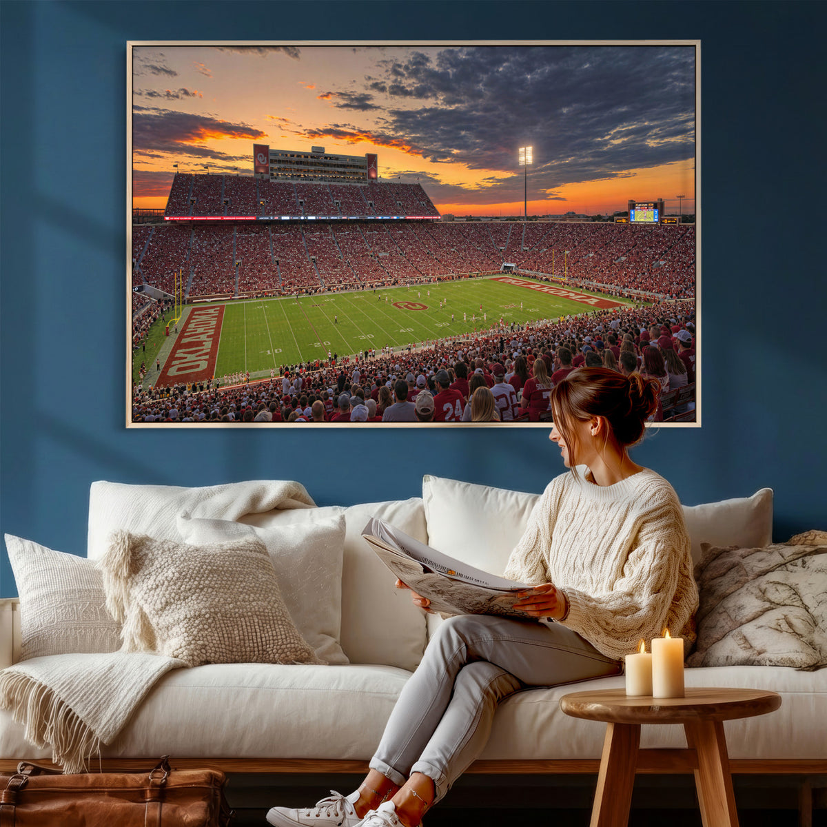 75444407-MGV-CV-36X24 - Stadium Wall Art Canvas Print