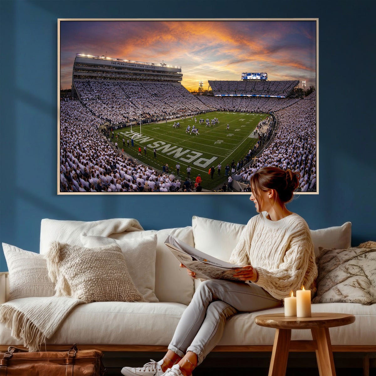 37485833-MGV-CV-36X24 - Stadium Wall Art Canvas Print