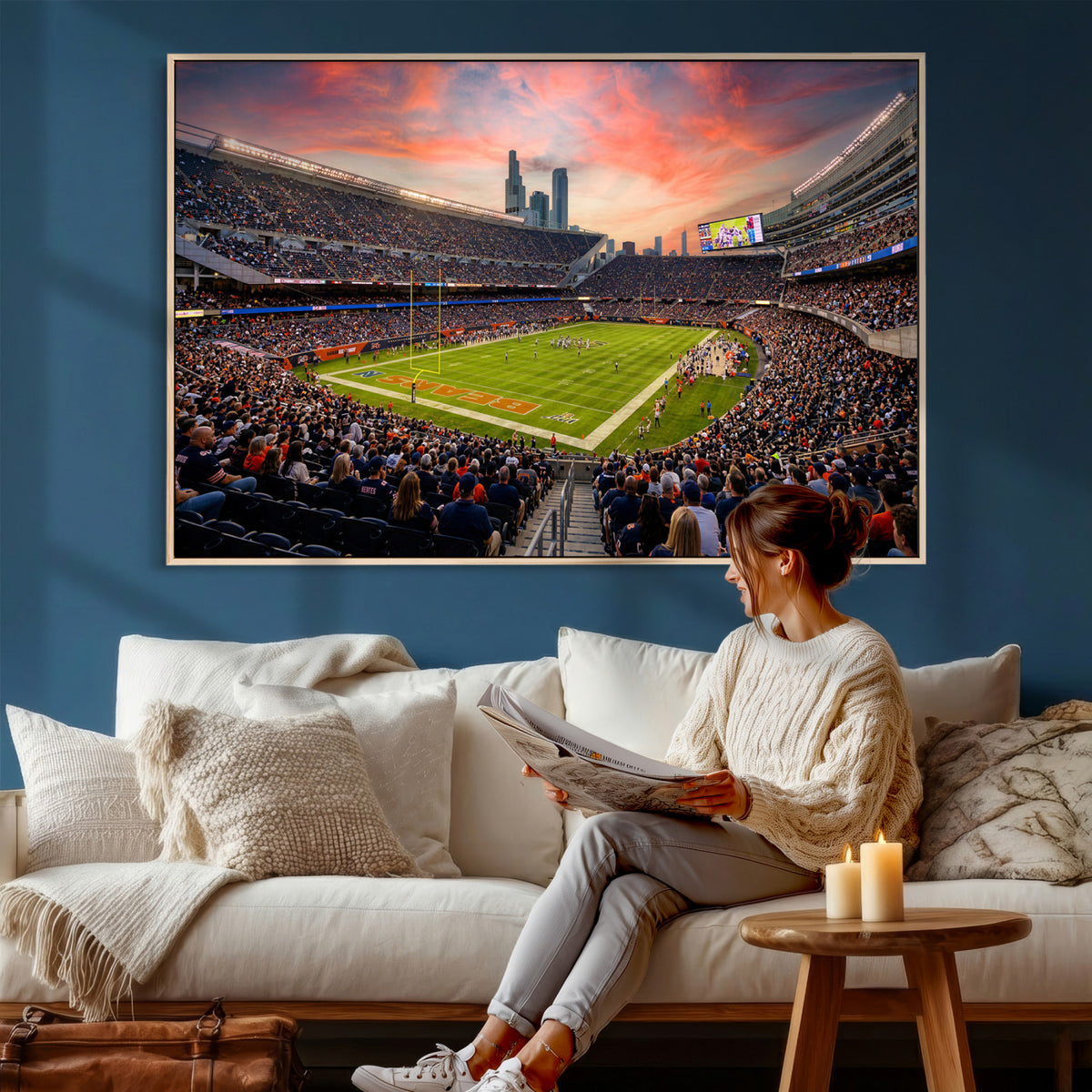15295996-MGV-CV-36X24 - Stadium Wall Art Canvas Print