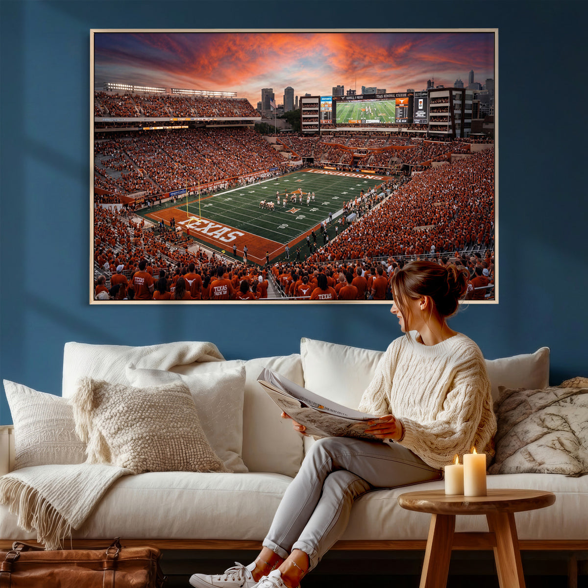 68564193-MGV-CV-36X24 - Stadium Wall Art Canvas Print