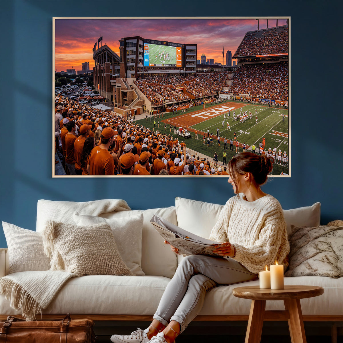 23743181-MGV-CV-36X24 - Stadium Wall Art Canvas Print