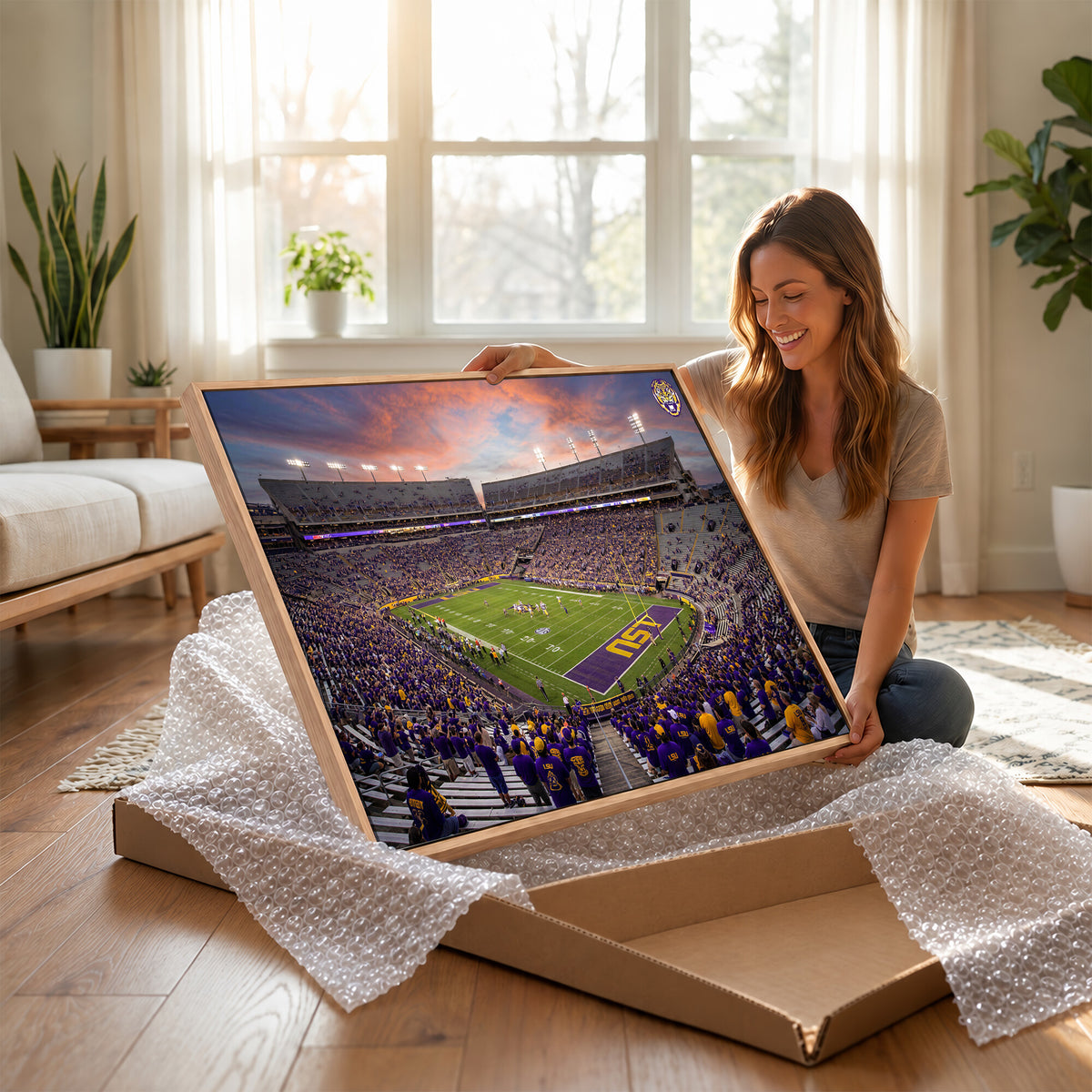 20281385-MGV-CV-36X24 - Stadium Wall Art Canvas Print