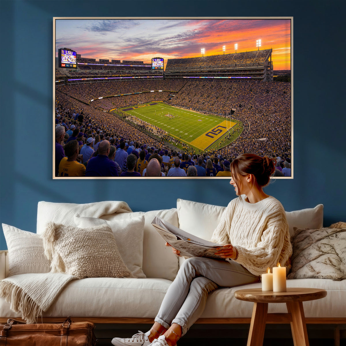 91303167-MGV-CV-36X24 - Stadium Wall Art Canvas Print