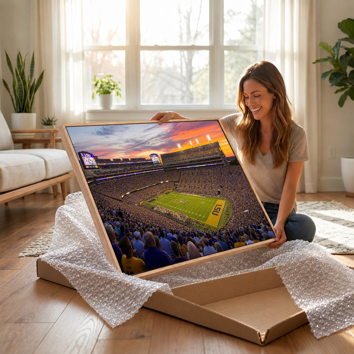91303167-MGV-CV-36X24 - Stadium Wall Art Canvas Print