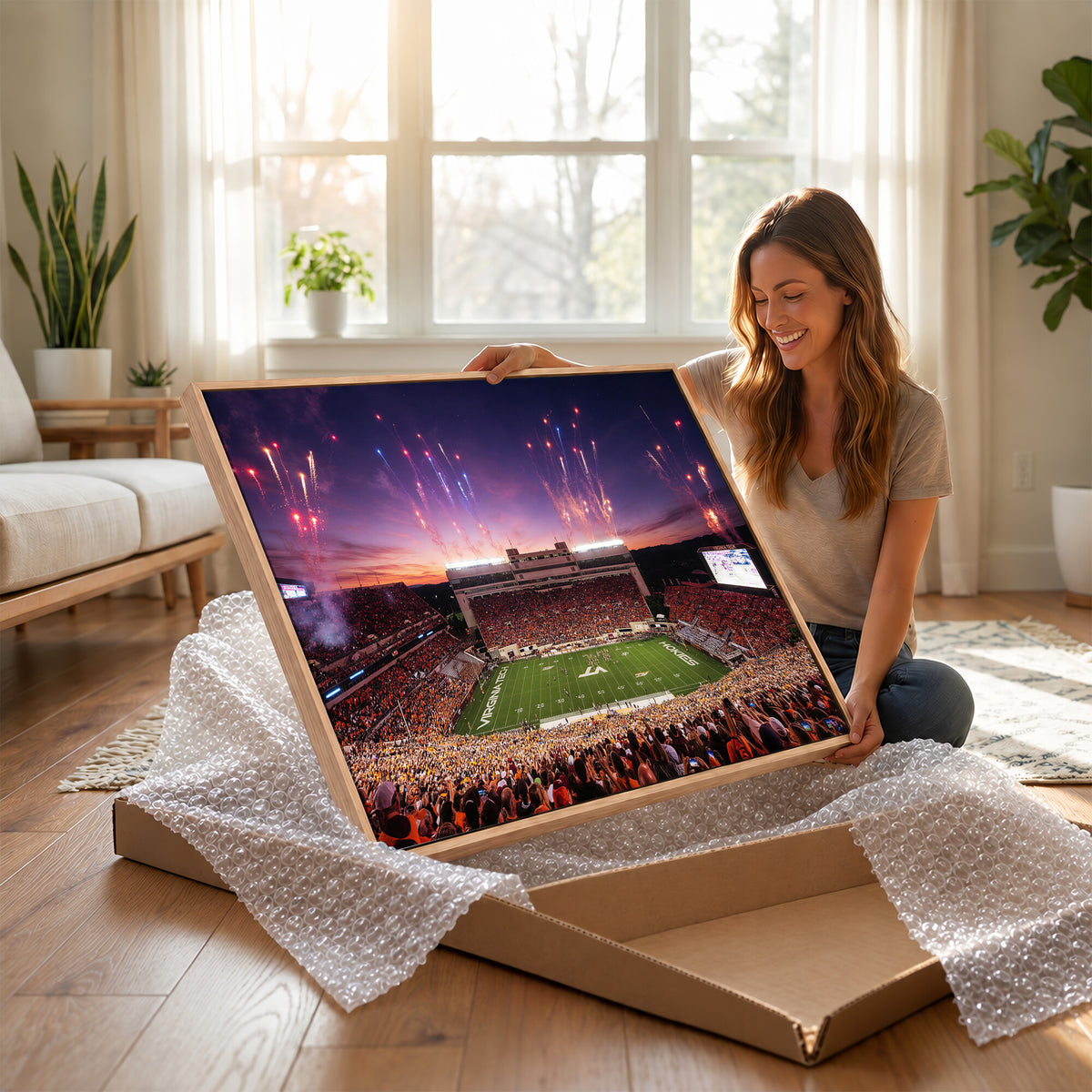 57314829-MGV-CV-36X24 - Stadium Wall Art Canvas Print