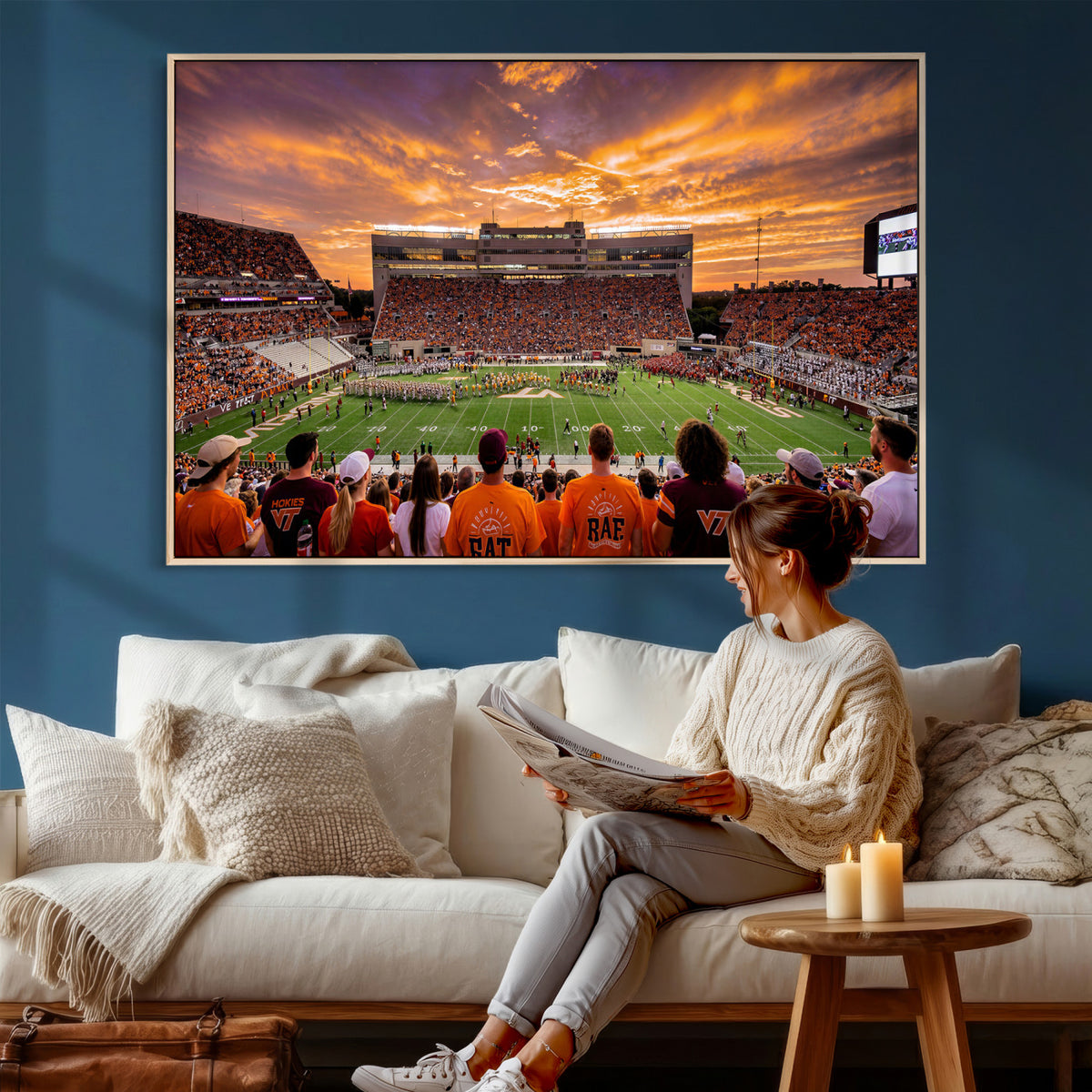 25873880-MGV-CV-36X24 - Stadium Wall Art Canvas Print