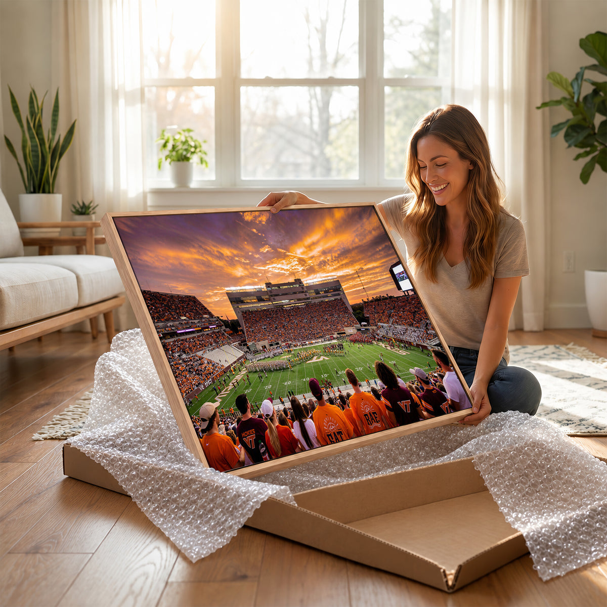25873880-MGV-CV-36X24 - Stadium Wall Art Canvas Print