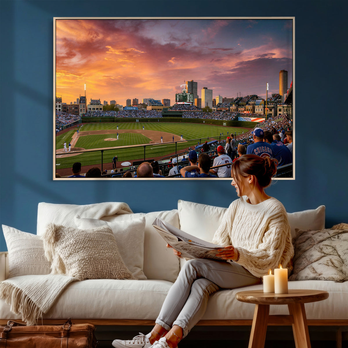 94073020-MGV-CV-36X24 - Stadium Wall Art Canvas Print