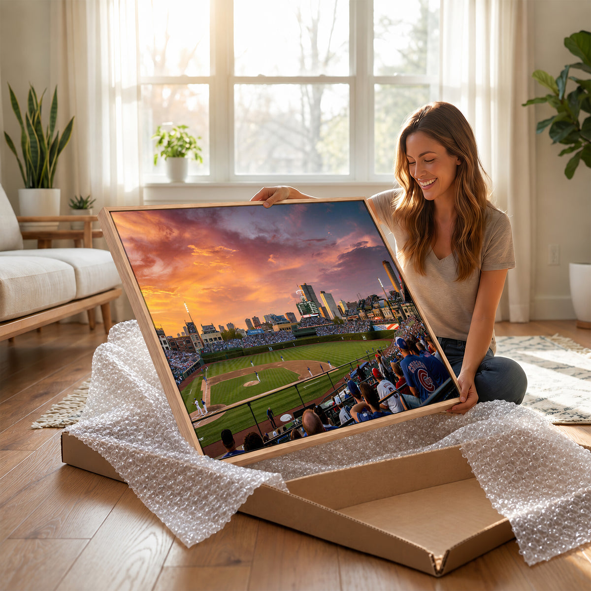 94073020-MGV-CV-36X24 - Stadium Wall Art Canvas Print