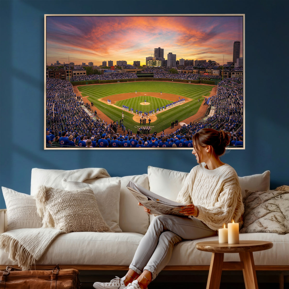 42812246-MGV-CV-36X24 - Stadium Wall Art Canvas Print