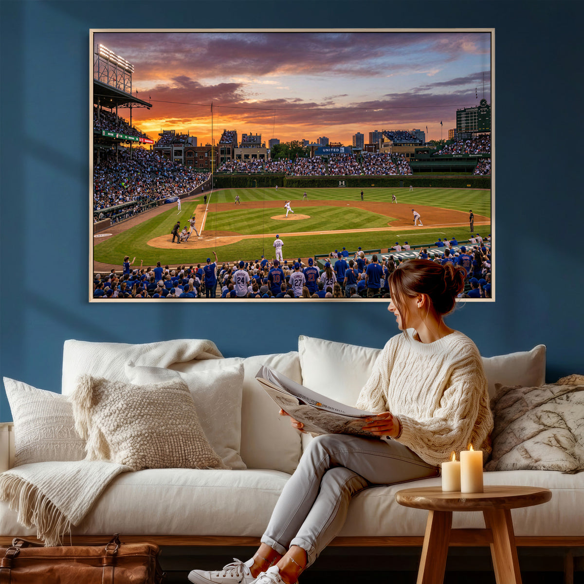 71103551-MGV-CV-36X24 - Stadium Wall Art Canvas Print