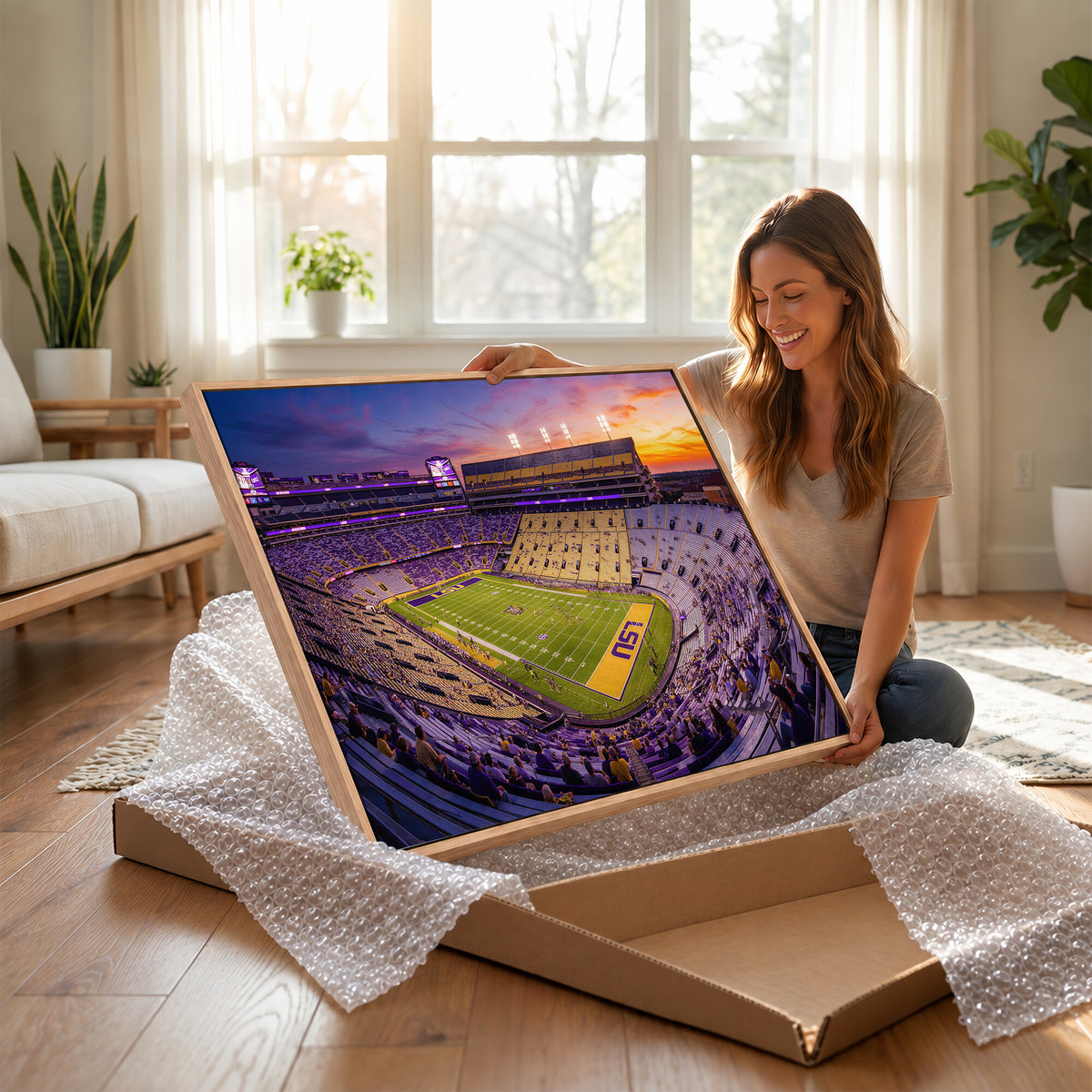 21378512-MGV-CV-36X24 - Stadium Wall Art Canvas Print