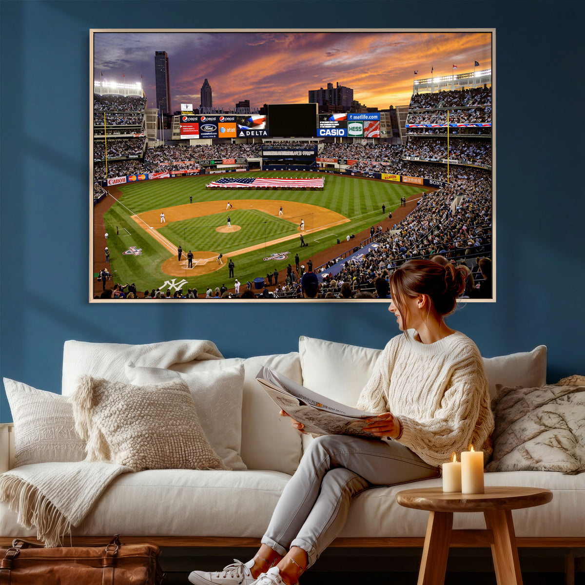 39000124-MGV-CV-36X24 - Stadium Wall Art Canvas Print