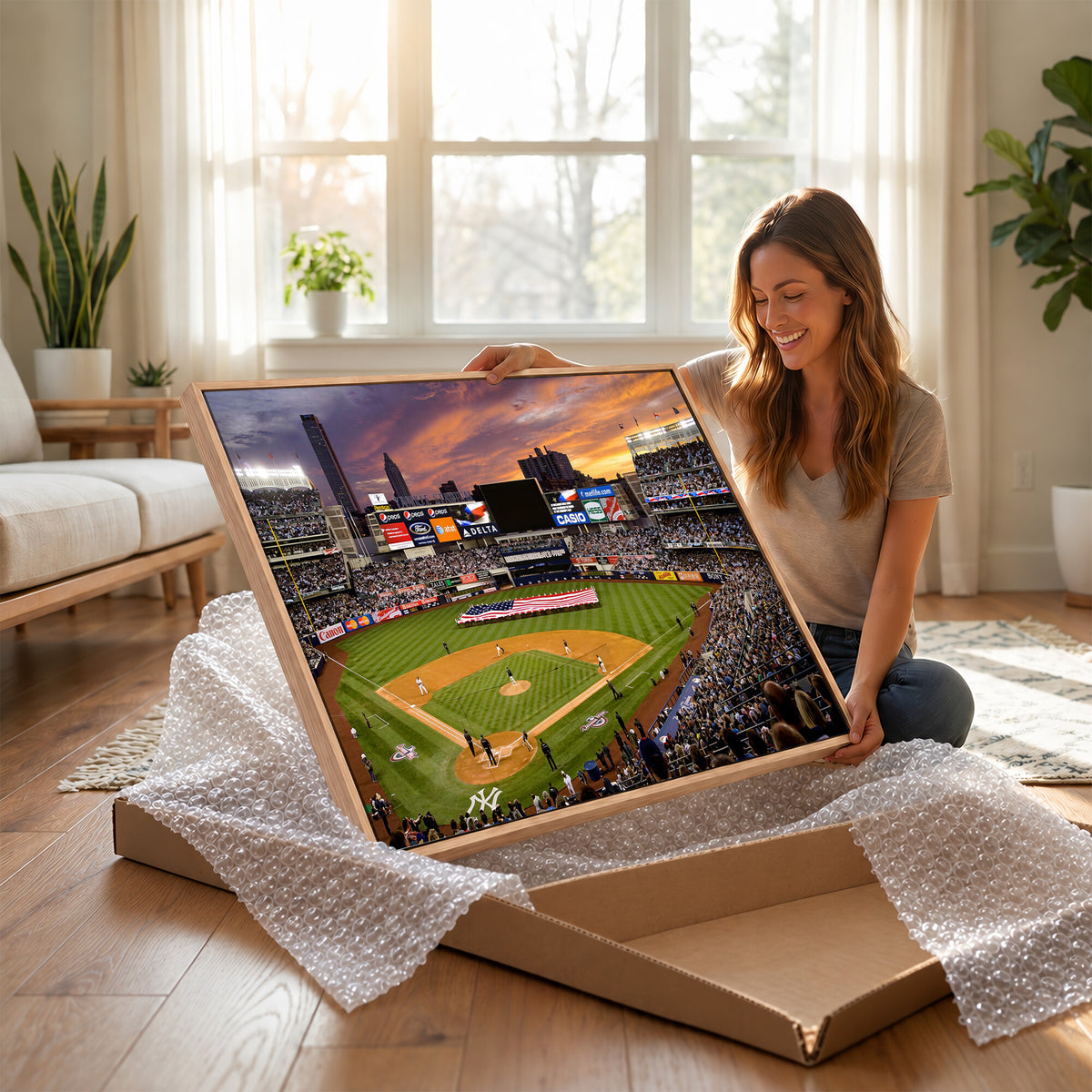 39000124-MGV-CV-36X24 - Stadium Wall Art Canvas Print