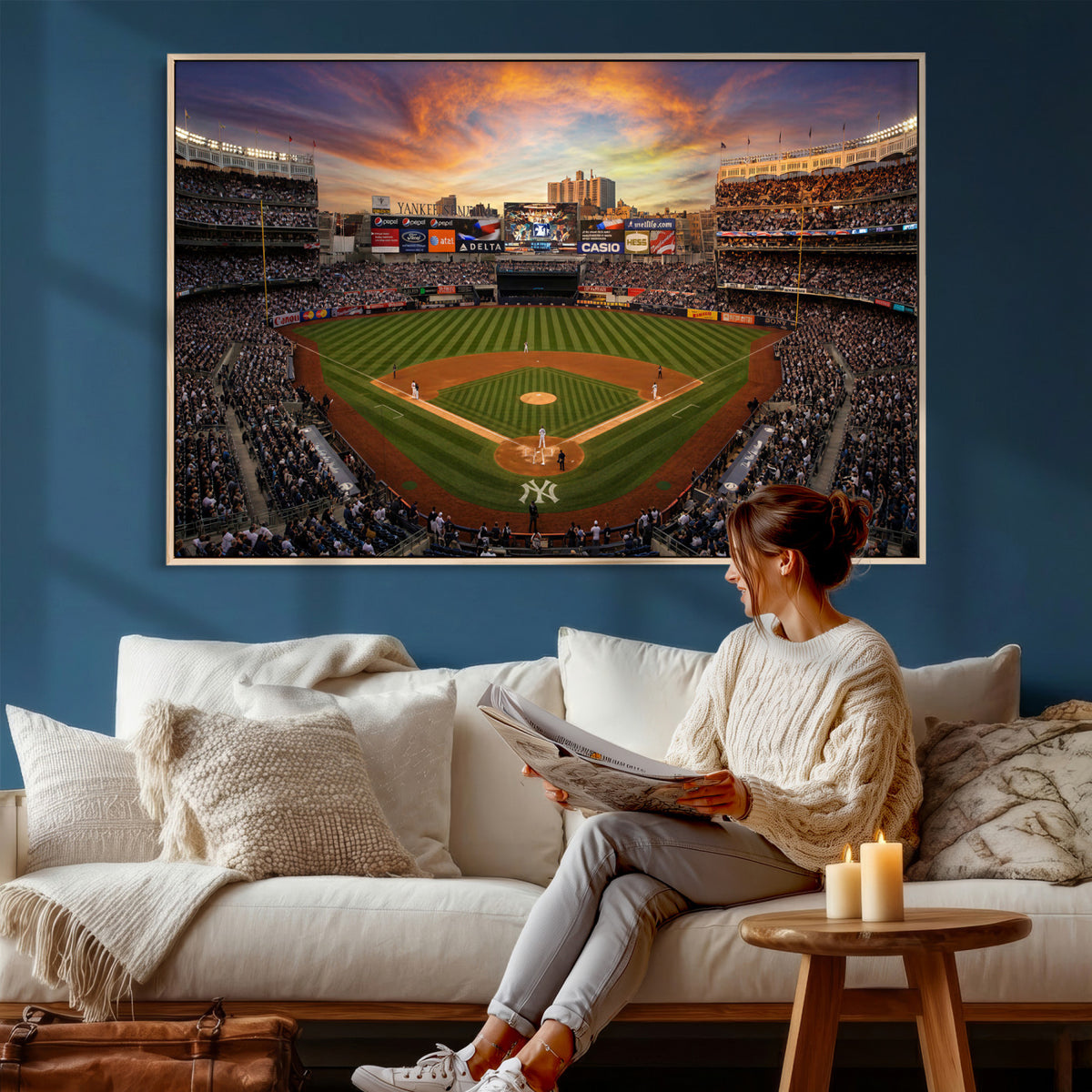 71157927-MGV-CV-36X24 - Stadium Wall Art Canvas Print