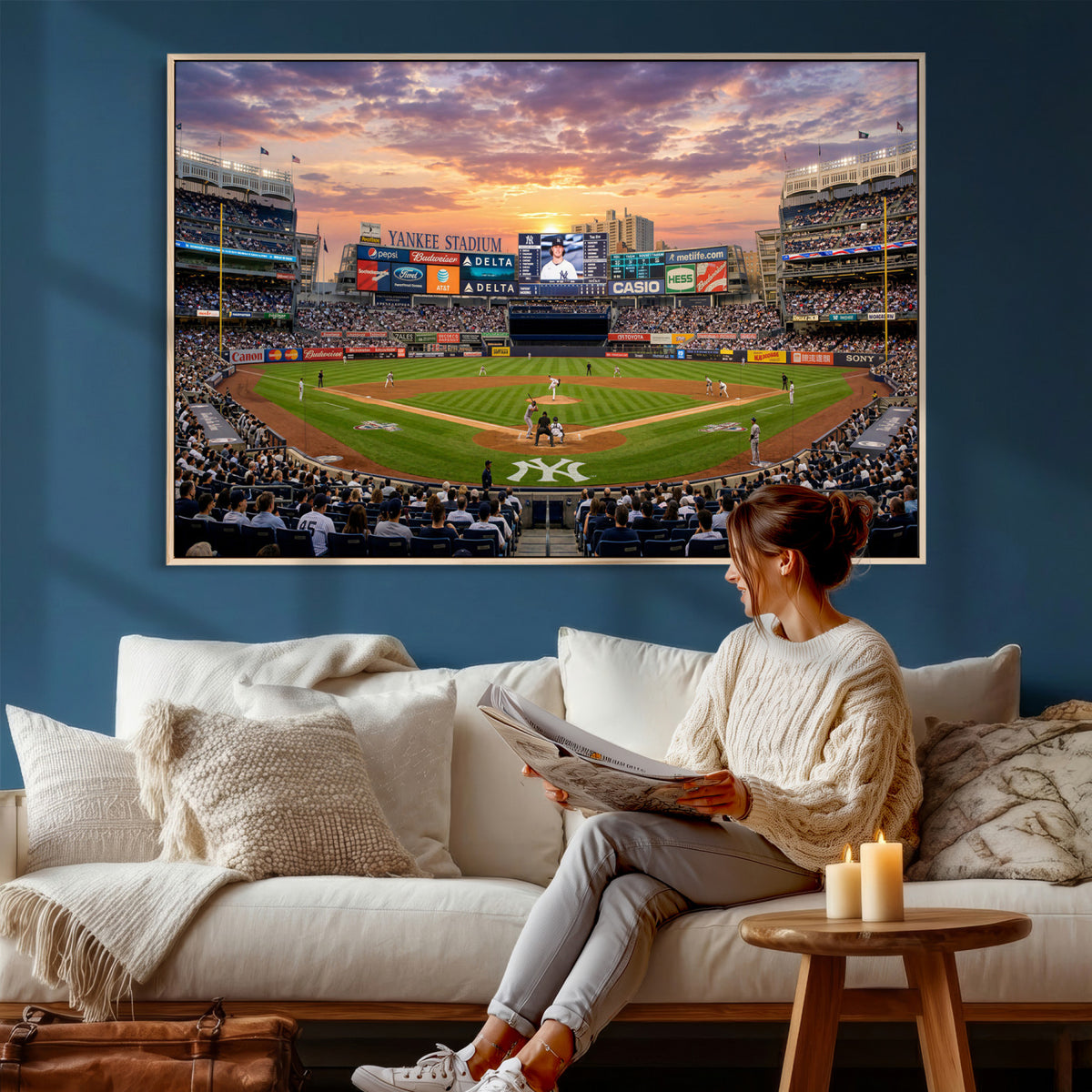 26297292-MGV-CV-36X24 - Stadium Wall Art Canvas Print