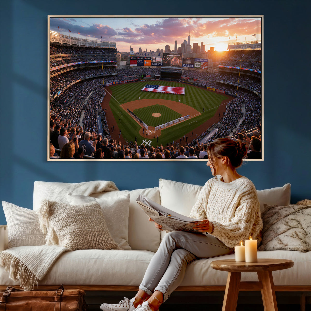 43632742-MGV-CV-36X24 - Stadium Wall Art Canvas Print