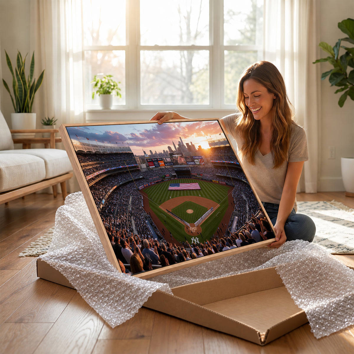 43632742-MGV-CV-36X24 - Stadium Wall Art Canvas Print
