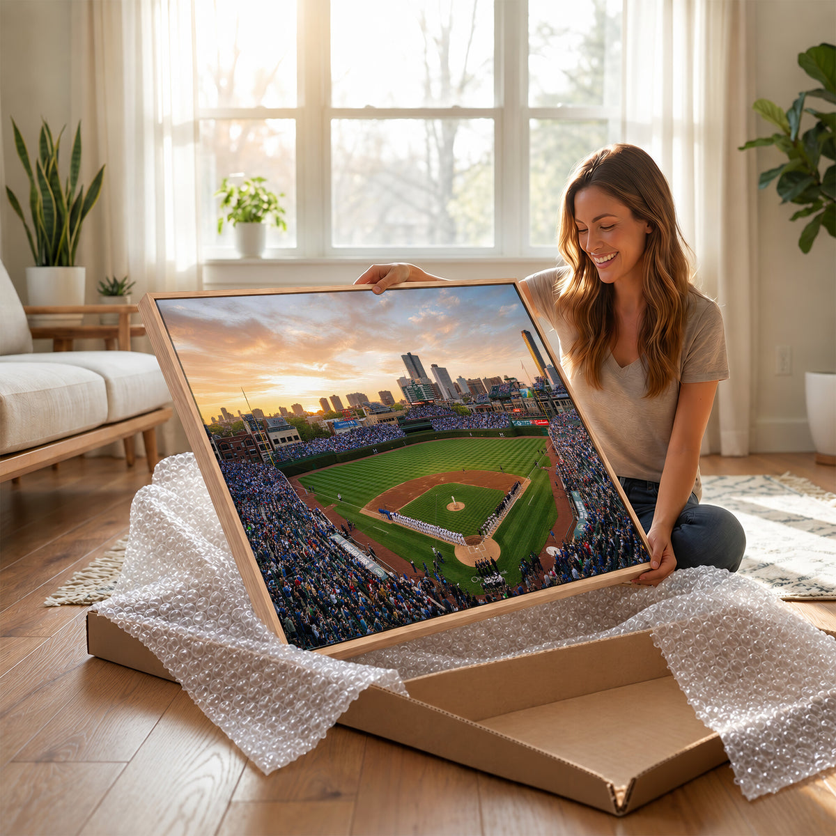76885212-MGV-CV-36X24 - Stadium Wall Art Canvas Print