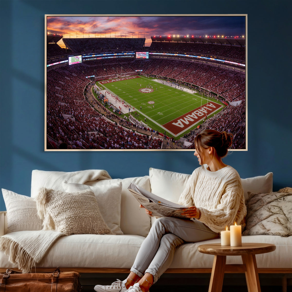 59537492-MGV-CV-36X24 - Stadium Wall Art Canvas Print