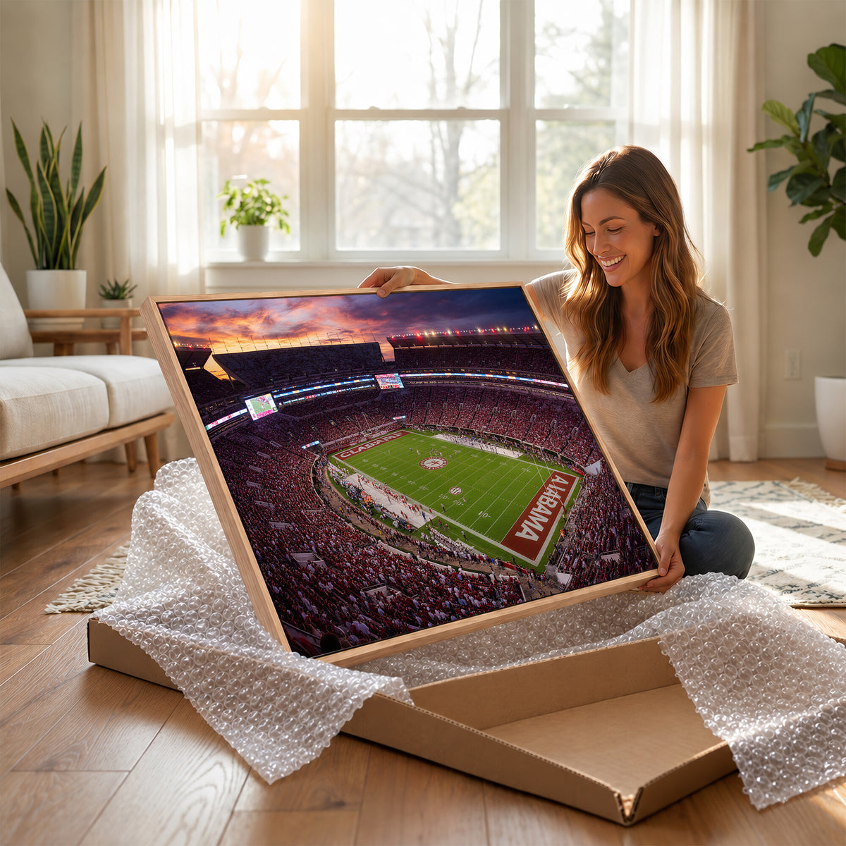 59537492-MGV-CV-36X24 - Stadium Wall Art Canvas Print