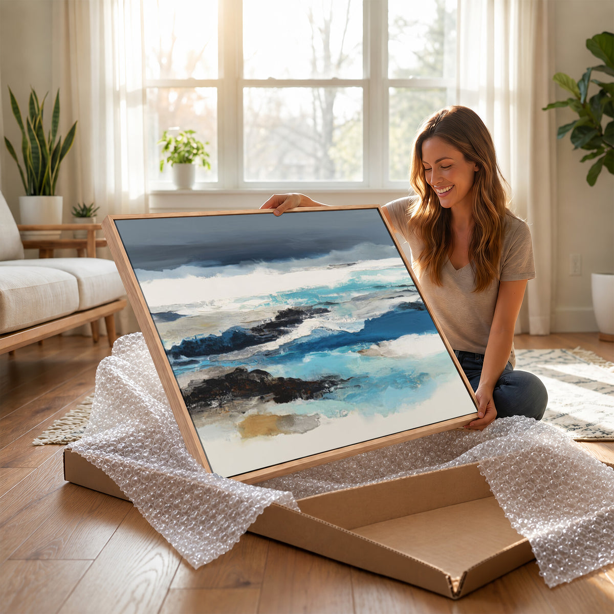 53645131-_Poster-30x20 - Extra Large Abstract Wall Art Canvas Print