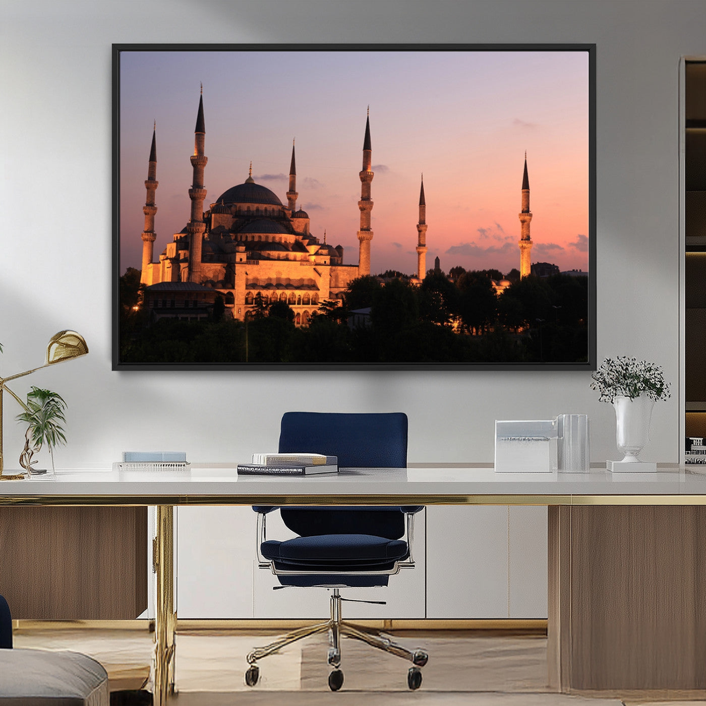 MGV-FC-36X24 - Wall Art Turkey Istanbul Skyline Canvas Print
