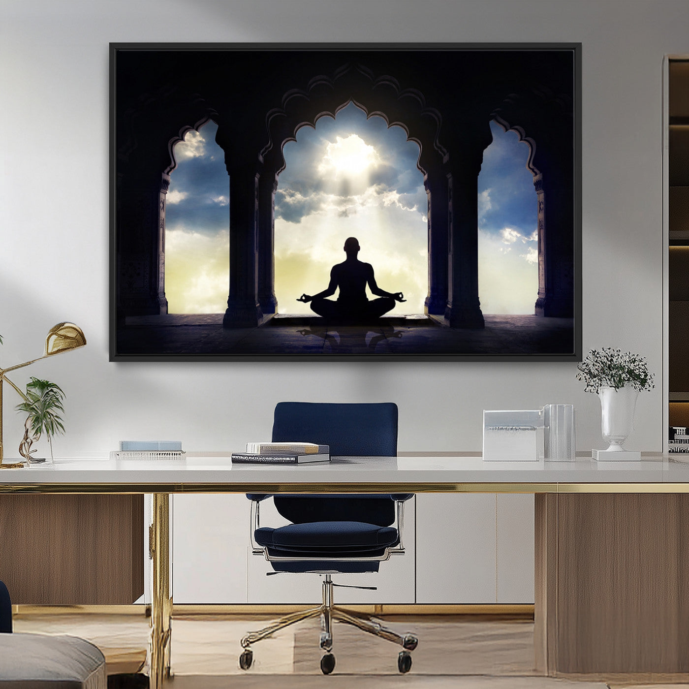 MGV-FC-36X24 - Women and Yoga Wall Art Canvas Print