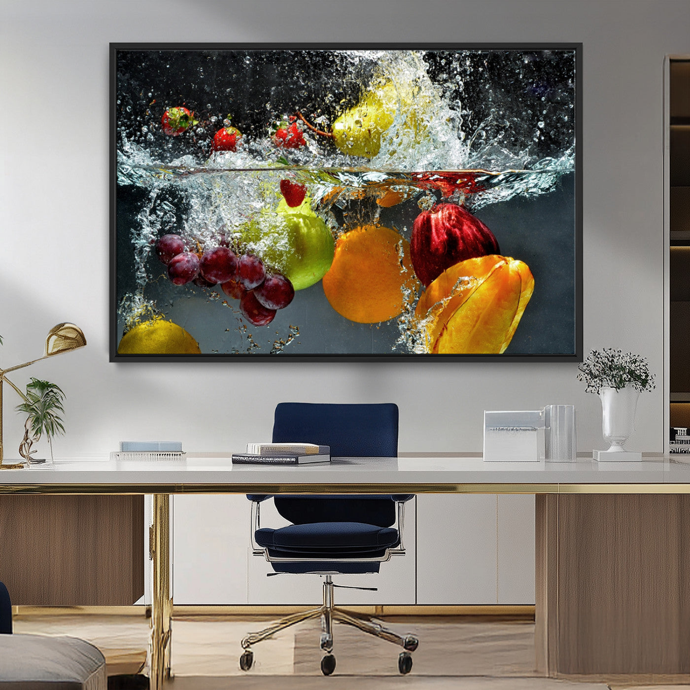 MGV-FC-36X24 - Kithen Vegetables World Wall Art Canvas Print