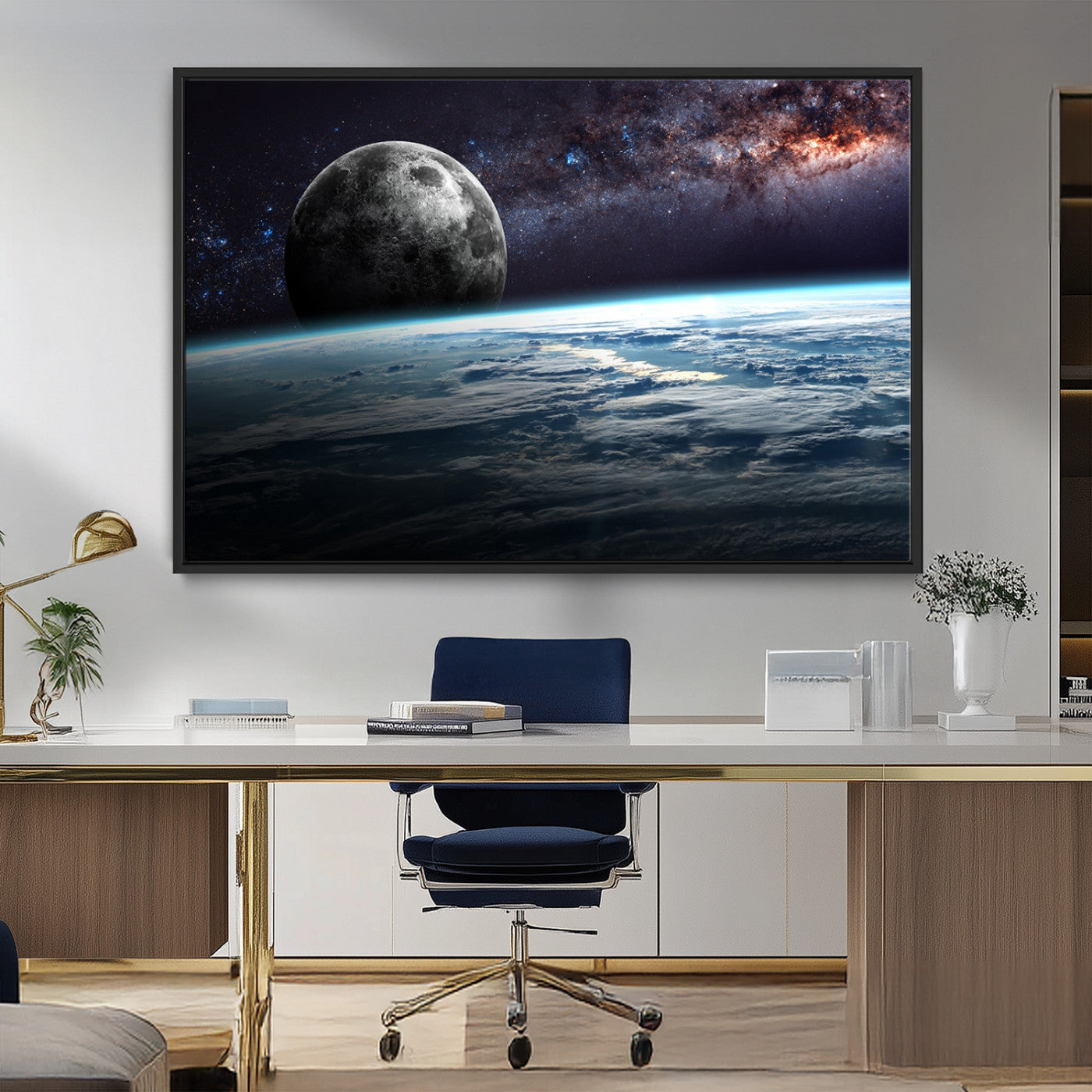 MGV-FC-36X24 - Space and Planet Canvas Print