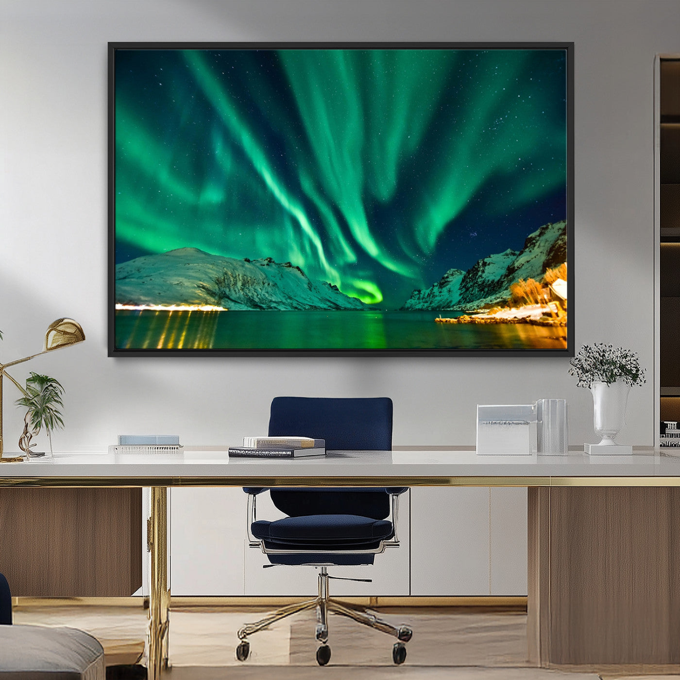 MGV-FC-36X24 - Northern Lights Wall Art Canvas Print