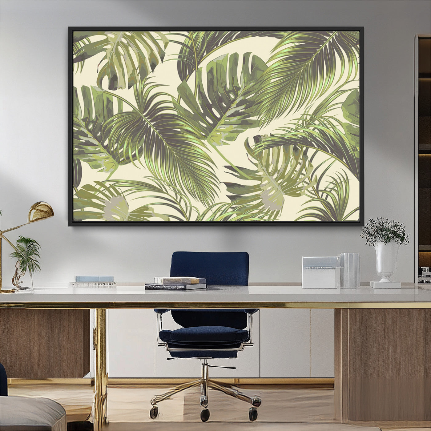 MGV-FC-36X24 - Palm Leaves Canvas Print
