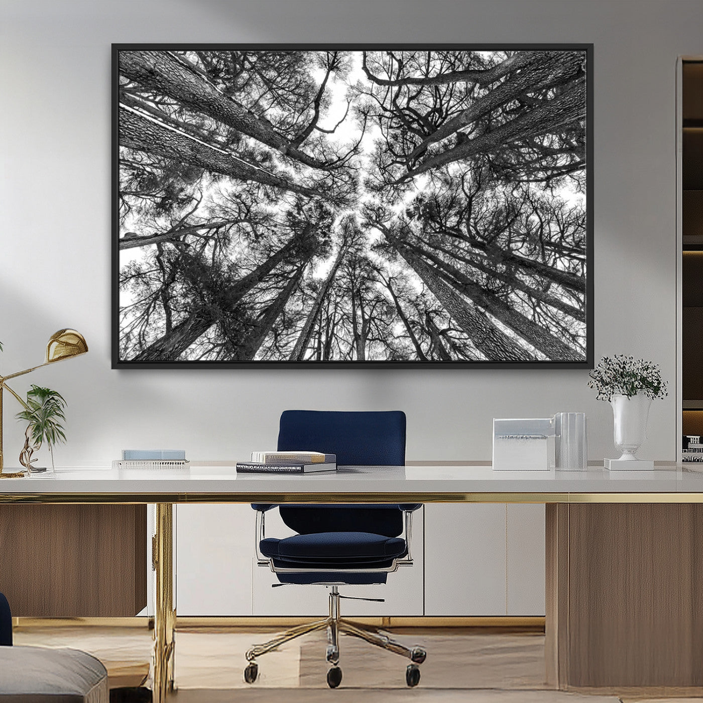 MGV-FC-36X24 - Trees Contemporary Art Canvas Print