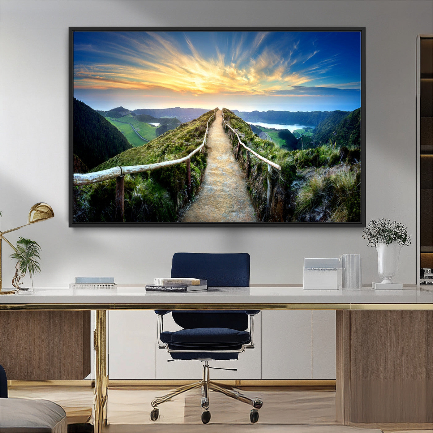 MGV-FC-36X24 - Mountain Landscape Wall Art Canvas Print
