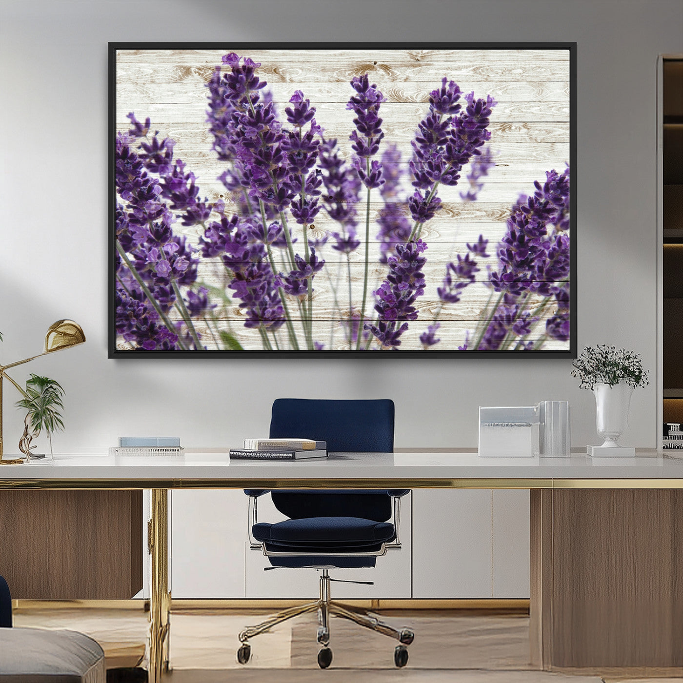 MGV-FC-36X24 - Lavender Canvas Wall Art Flower Print