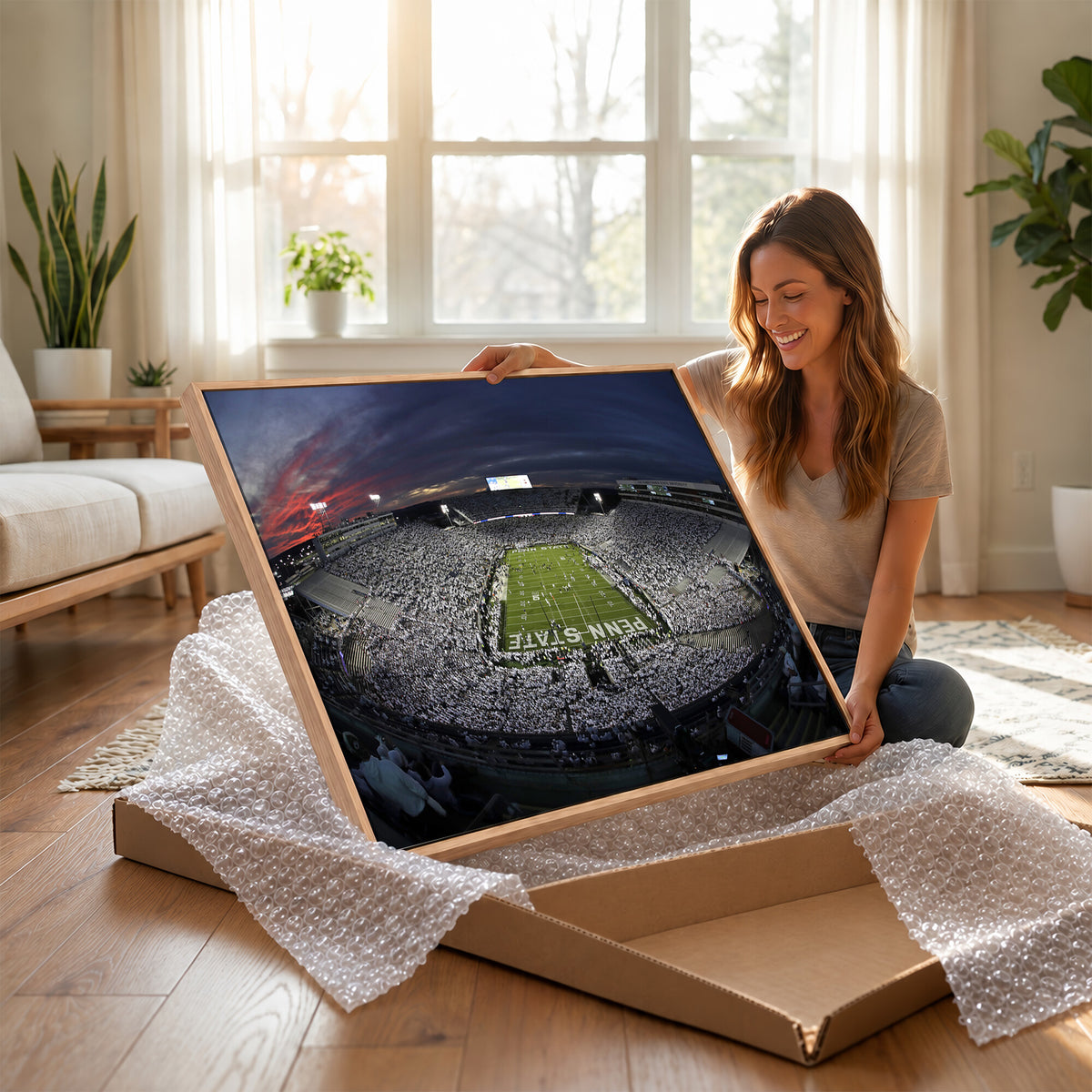 59877-MGV-CV-36X24 - Penn State University Nittany Lions Football Team Print