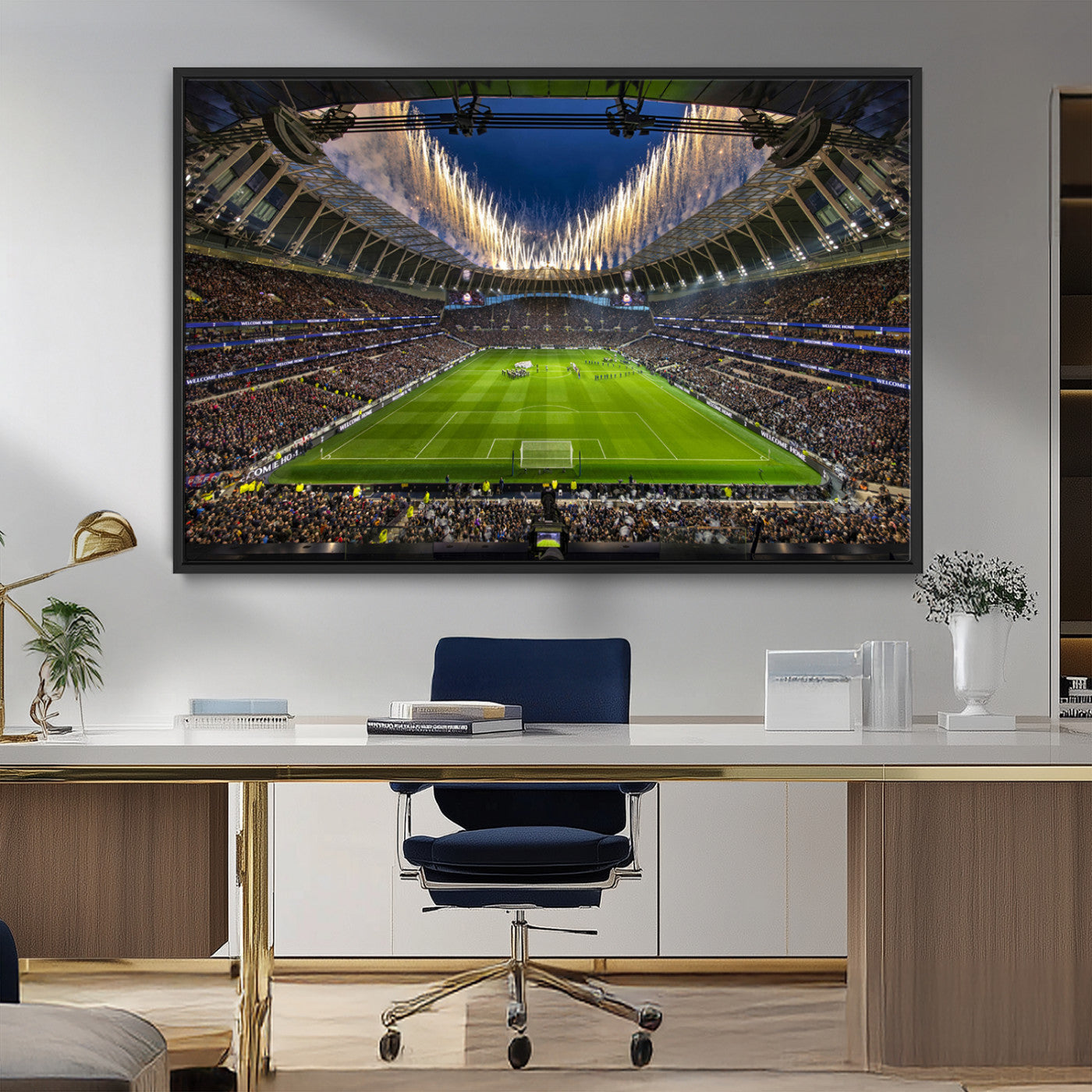 MGV-FC-36X24 - Tottenham Hotspur Football Team Print - London Tottenham Hotspur Stadium Wall Art Canvas Print
