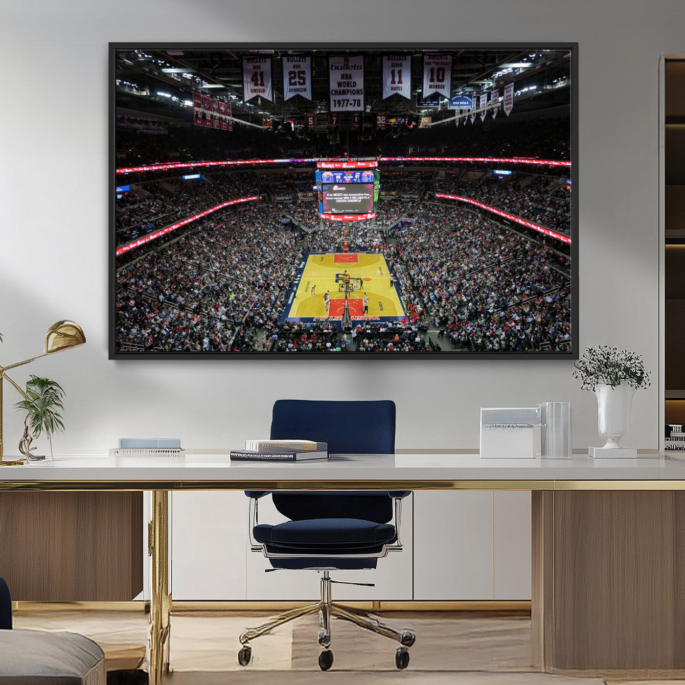 MGV-FC-36X24 - Capital One Arena Stadium Wall Art | Canvas Print | Ready to Hang | Washington D.C. Sports Decor