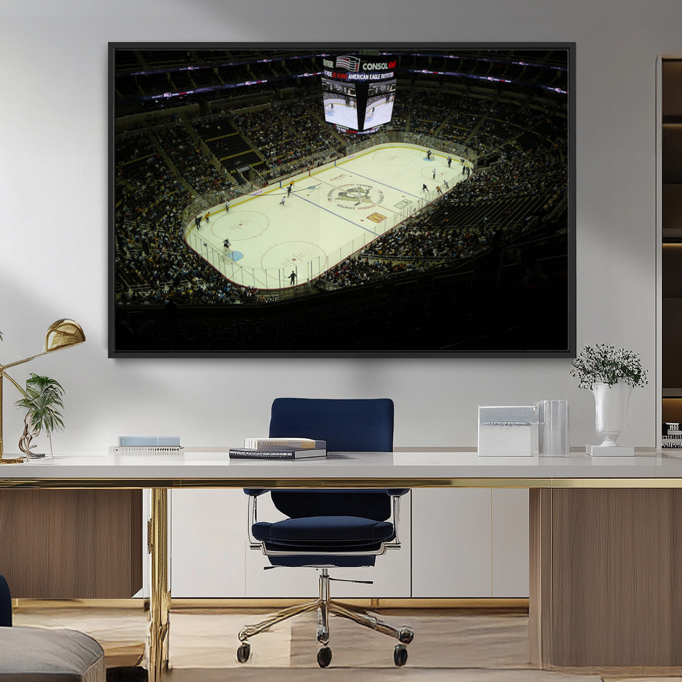 MGV-FC-36X24 - PPG Paints Arena Pennsylvania Pittsburgh Penguins Hockey Stadium Canvas, Pennsylvania Pittsburgh
