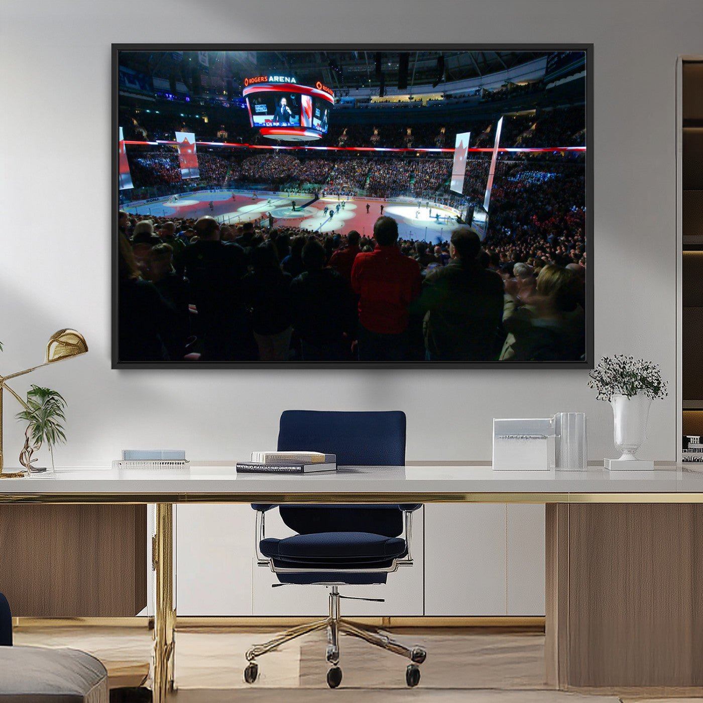 MGV-FC-36X24 - Rogers Arena Vancouver Canucks Ice Hockey Stadium Wall Art, Vancouver Canucks Ice Hockey Print