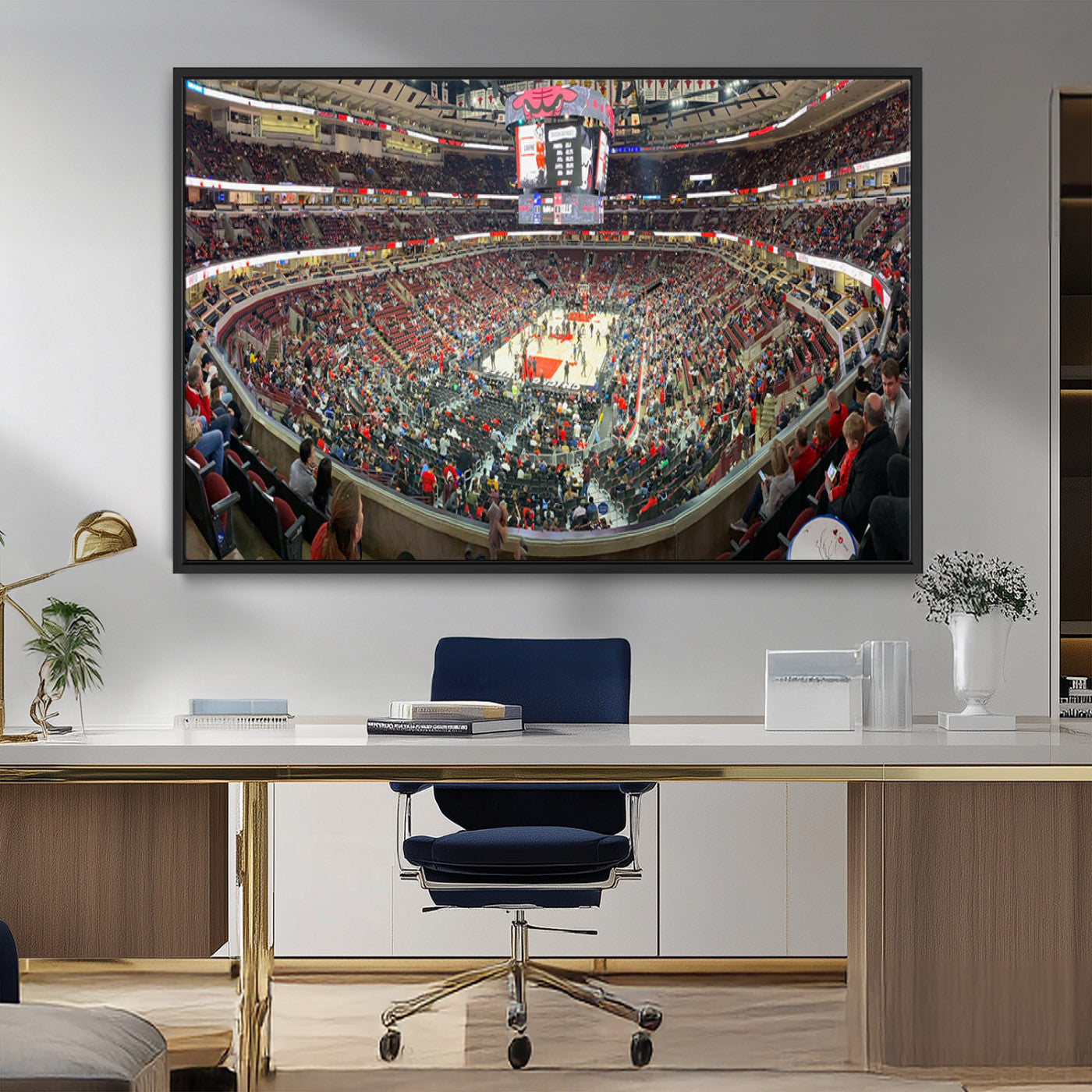 MGV-FC-36X24 - United Center Chicago Bulls Stadium Wall Art Canvas Print